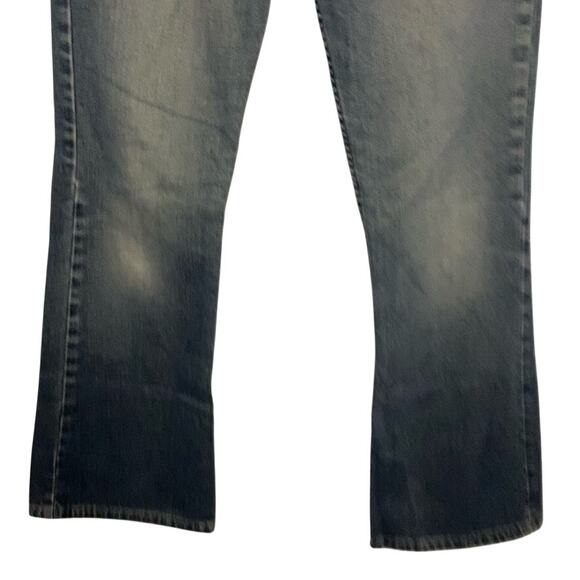 Silver Jeans Boot Flare Vintage 90's Y2K Cotton Mid Rise Dark Wash Jeans - 29x30 - Picture 3 of 6